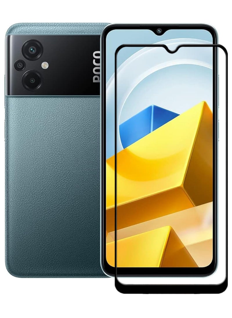 ACLIX Antistatic ESD Dustproof Premium Quality High Definition Tempered Glass Screen Protector Designed For Xiaomi Poco M5 - Image 1