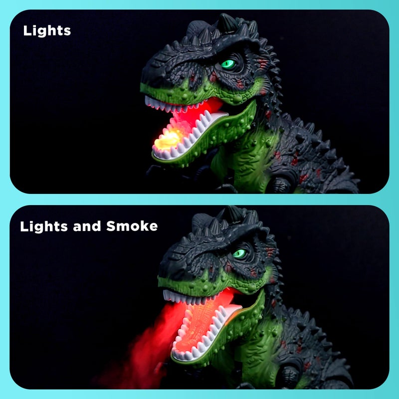 DPAPDI Electric Walking Dinosaur Toys for Kids - Small Tyrannosaurus with Detachable Tail Simulated Flame and Realistic Sounds, Best Dino Gifts for Boys & Girls 3-5 5-7 - Image 5