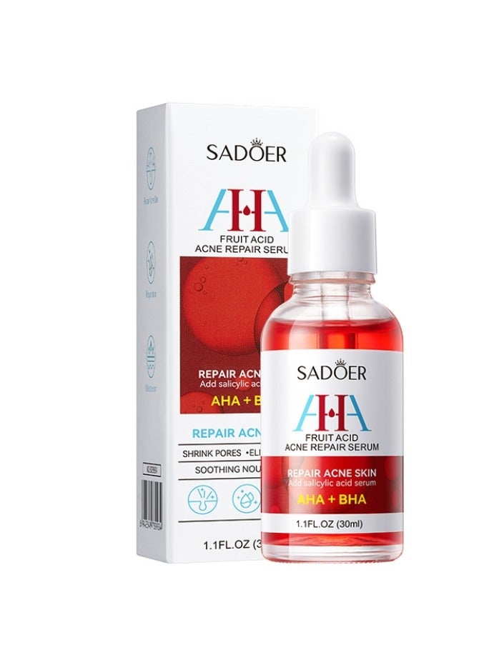 سادور AHA BHA حمض الفواكه لإزالة حب الشباب الطباعة ترطيب حب الشباب إزالة جوهر 30ML - Image 2