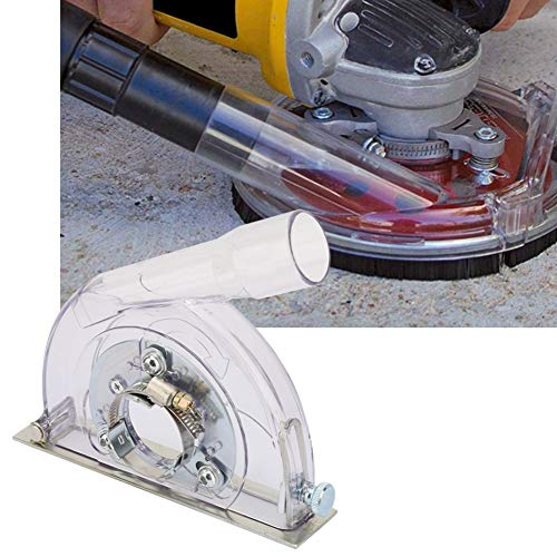 VINGVO Cutting Dust Shroud, Angle Grinder Dust Cover, ID 32mm OD 35mm for 100/125/150mm Angle Grinder and 90/115/125mm Saw Disc for Dry Hanging Marble,Wall - Image 5