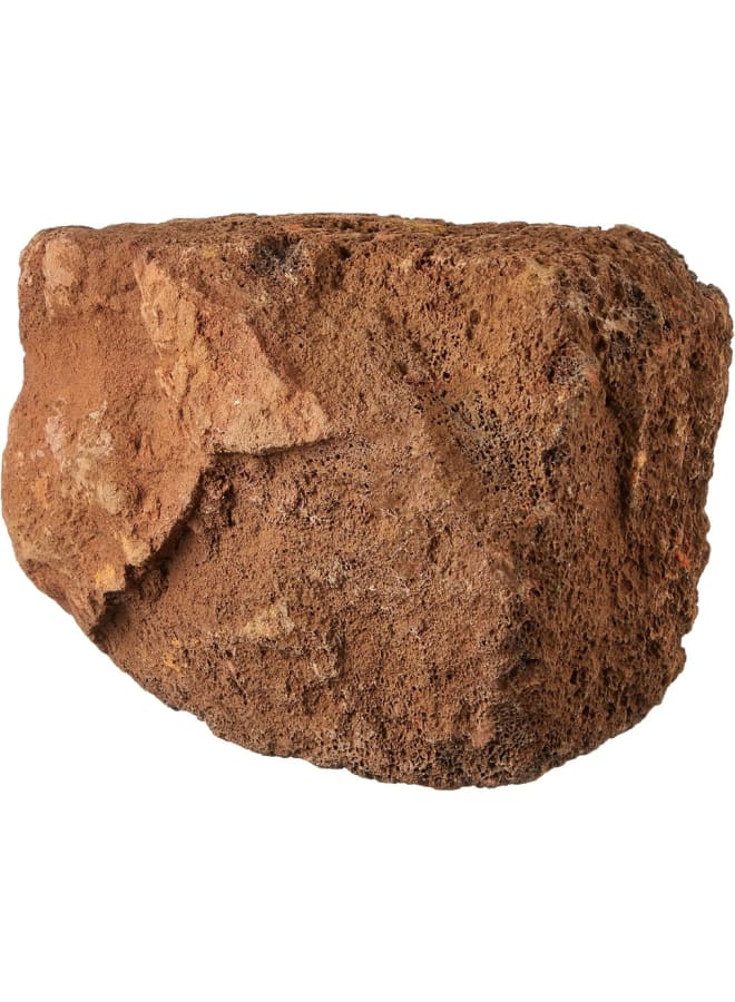 لافا روك ريد S/M 8-15 سم - حجر لافا احمر غامق مع سطح500 جرام - Image 1