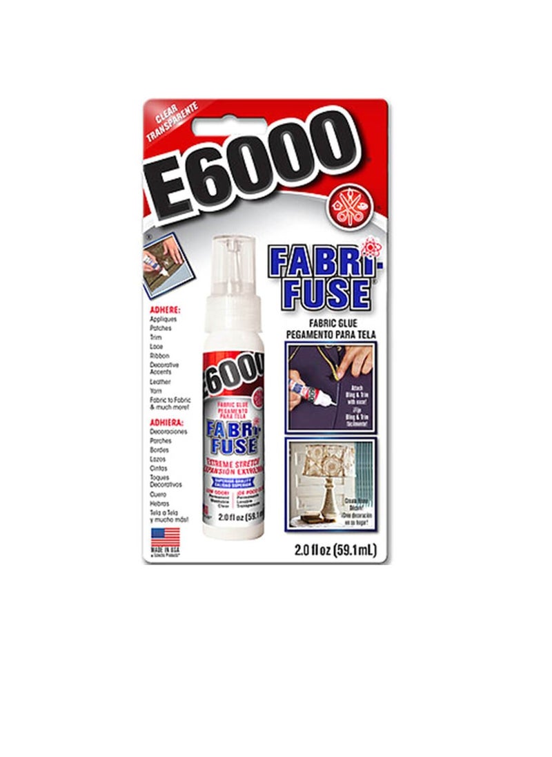 Generic - E6000 Fabri-Fuse Adhesive 2oz Clear - Image 1