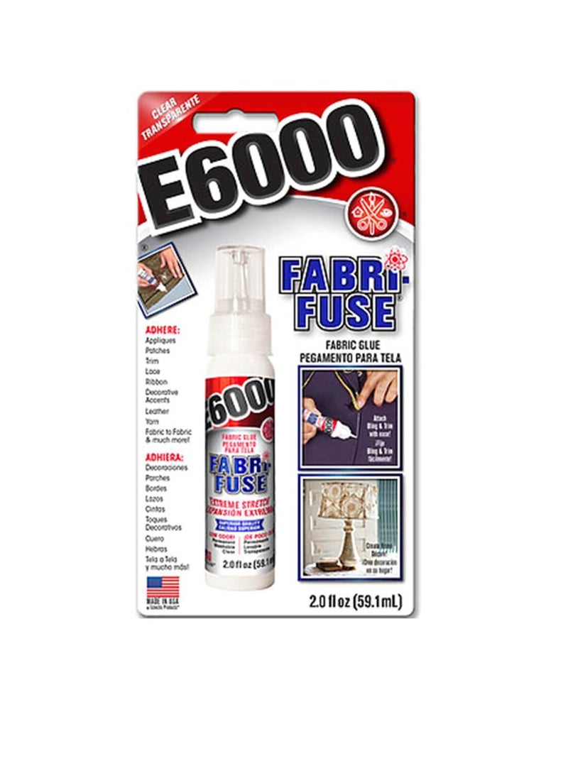 Generic - E6000 Fabri-Fuse Adhesive 2oz Clear - Image 1