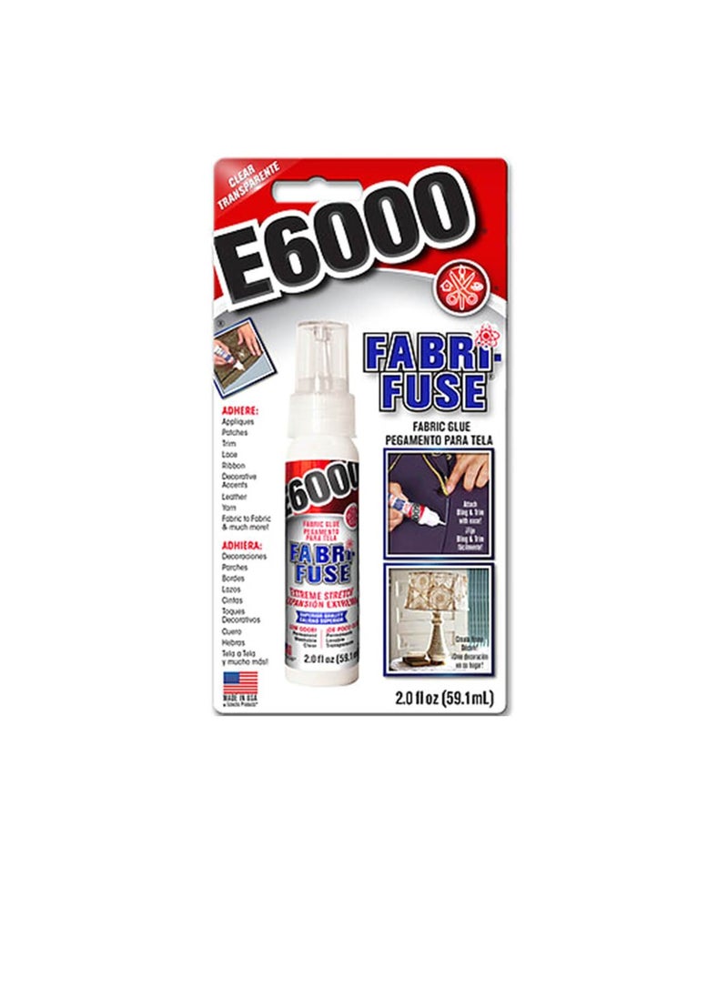 Generic - E6000 Fabri-Fuse Adhesive 2oz Clear - Image 1