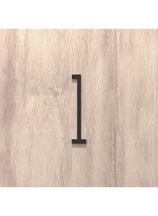 Modern Acrylic House Number Sign No 3 Sleek Surface Mount Durable Plastic - Image 4
