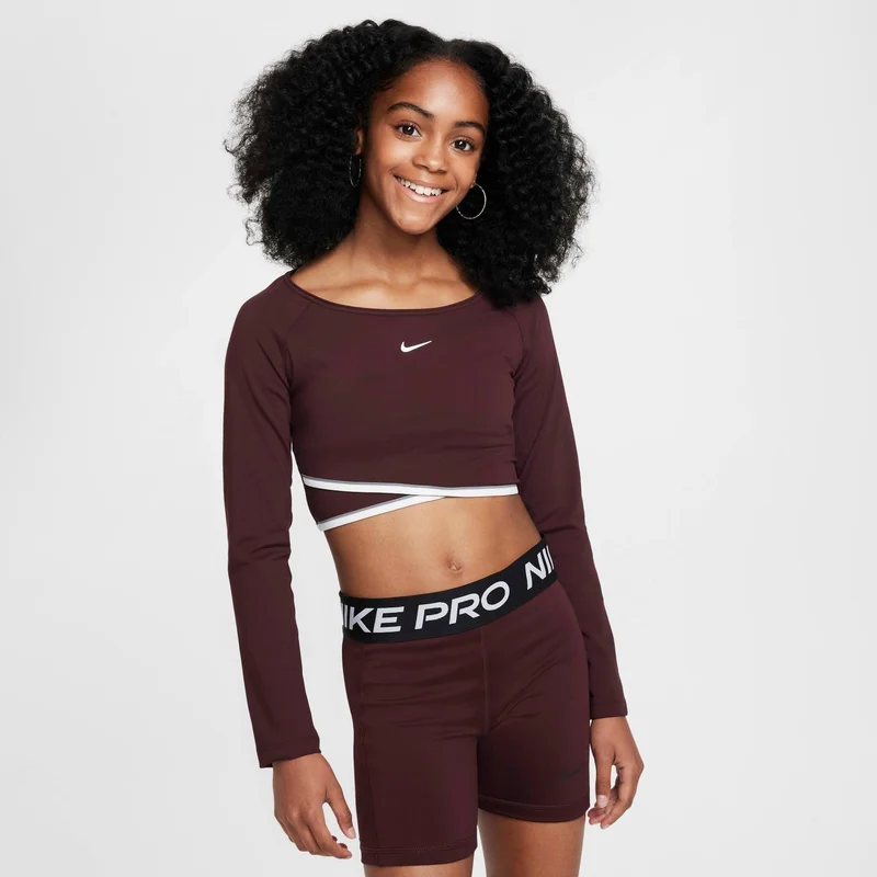 Nike Girls' Dri-FIT Long-Sleeve Top