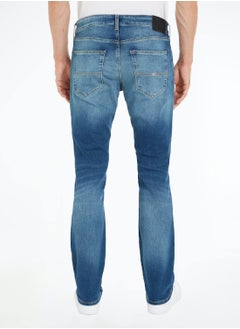 TOMMY JEANS Men's Scanton Slim Fit Faded Jeans, Blue  - Image 3