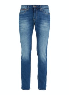 TOMMY JEANS Men's Scanton Slim Fit Faded Jeans, Blue  - Image 2