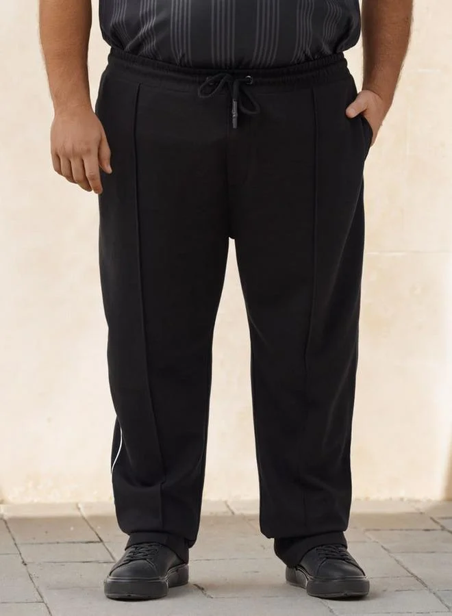 ماكسيم Plus Size Relaxed Fit Flexi Waist Track Pants
