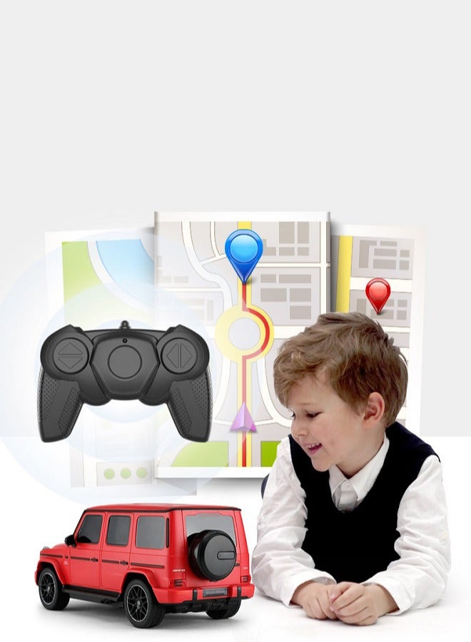 1:24 Remote Control Off-Road Car Model , Multi-Function Wireless RC Toy Vehicle , Model Car Gift For Boys And Girls Red 19.6 cm*8 cm*8.8 cm - Image 1