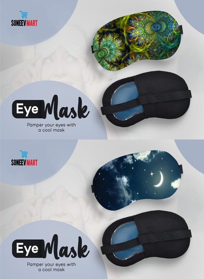 SONEEV MART Luxurious Gel Eye Mask for Soothing Relaxation and Stress Relief Reusable and Cold Therapy Ideal for Puffy Eyes, Dark Circles Headache Relief [PACK OF 2] - Image 2
