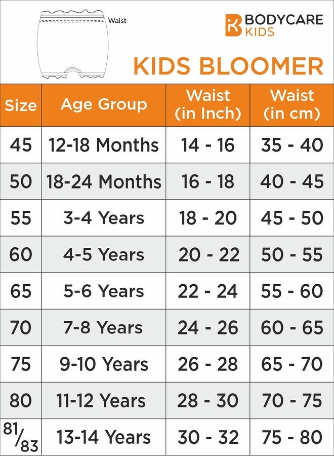 BODYCARE Kids Unisex Bloomer Underwear 100% Cotton Multicolor Soft Comfortable | Skin Friendly | Innerwear | Pack of 6 (KIA335-PK007_P6) - Image 4