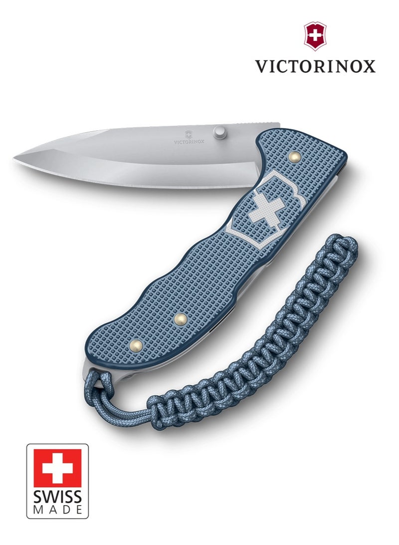 Victorinox Evoke Alox Limited Edition 2026 in Glacial Blue (0.9415.L26) | Full-Size Outdoor Folding Knife | 5 Functions, Alox Scales, One-Hand Locking Blade, Collector’s Edition - Image 1