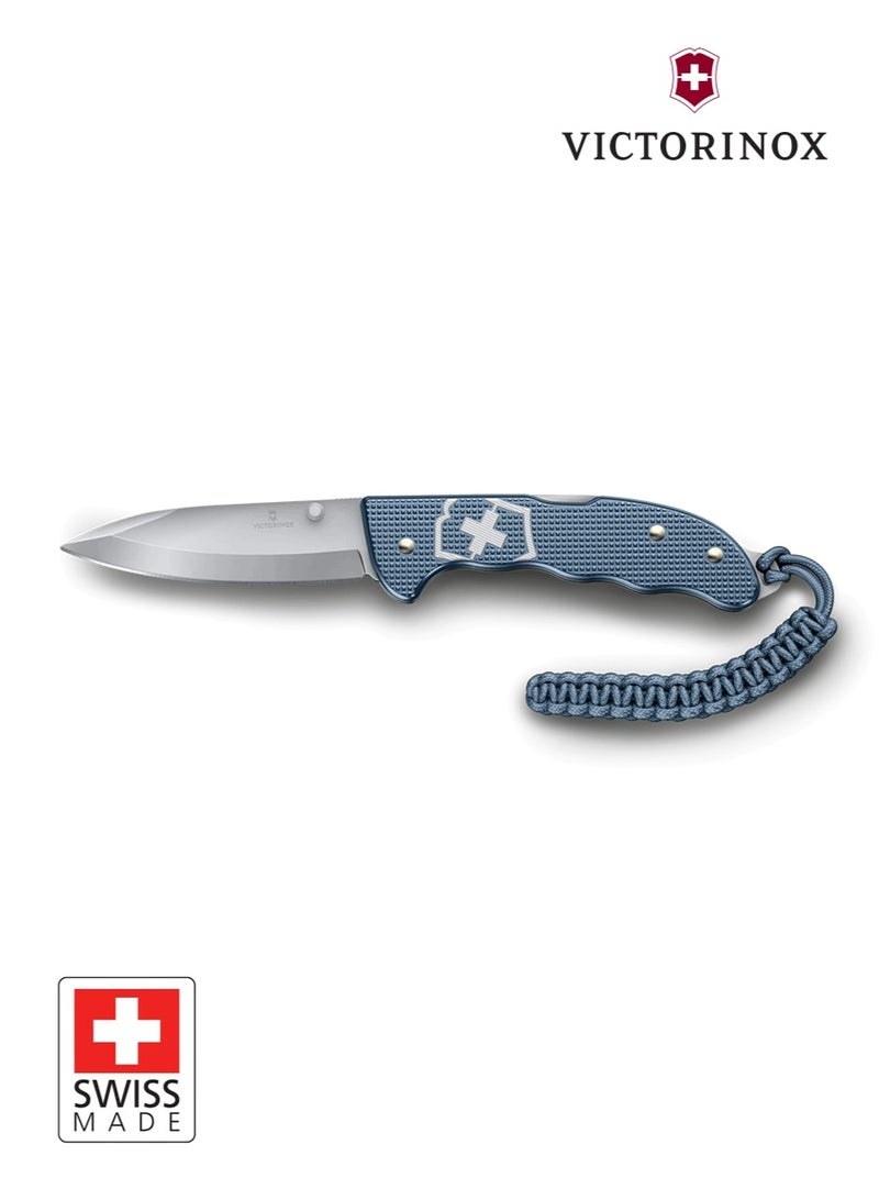 Victorinox Evoke Alox Limited Edition 2026 in Glacial Blue (0.9415.L26) | Full-Size Outdoor Folding Knife | 5 Functions, Alox Scales, One-Hand Locking Blade, Collector’s Edition - Image 4