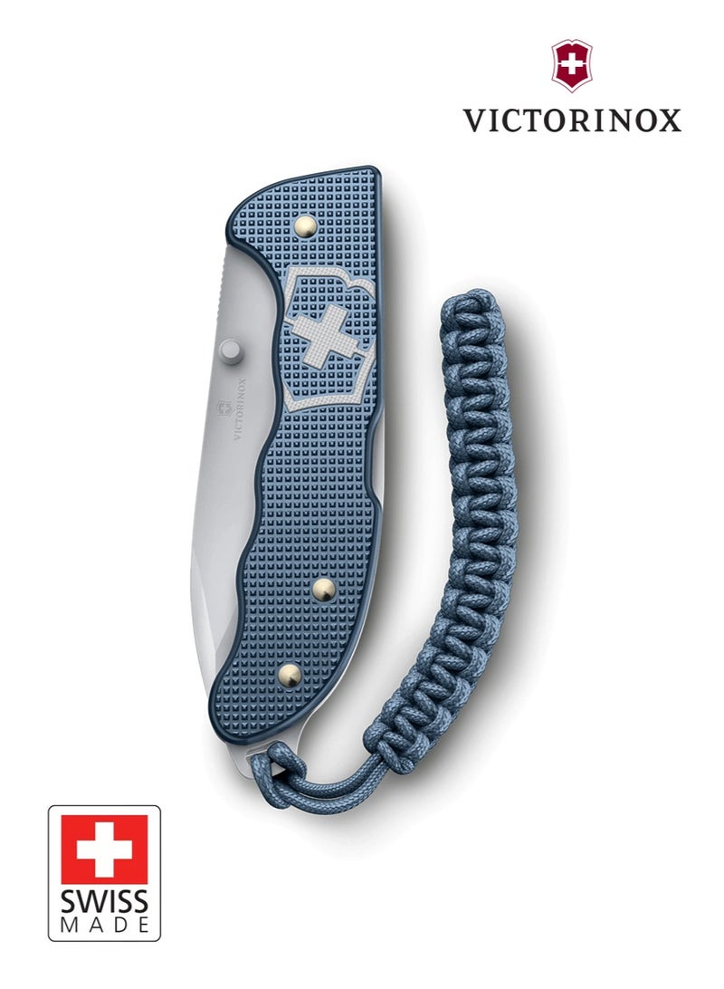 Victorinox Evoke Alox Limited Edition 2026 in Glacial Blue (0.9415.L26) | Full-Size Outdoor Folding Knife | 5 Functions, Alox Scales, One-Hand Locking Blade, Collector’s Edition - Image 2