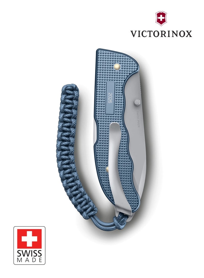 Victorinox Evoke Alox Limited Edition 2026 in Glacial Blue (0.9415.L26) | Full-Size Outdoor Folding Knife | 5 Functions, Alox Scales, One-Hand Locking Blade, Collector’s Edition - Image 3