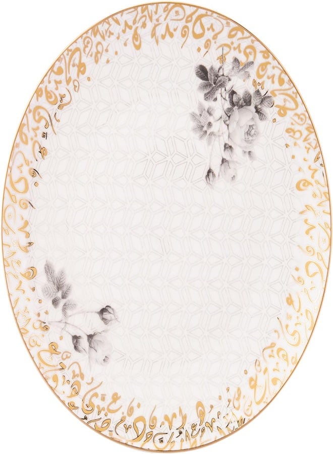 Akdc Ceramic Side Plate L(21Cm) Xw(21Cm) Xh(2Cm) White - Image 3