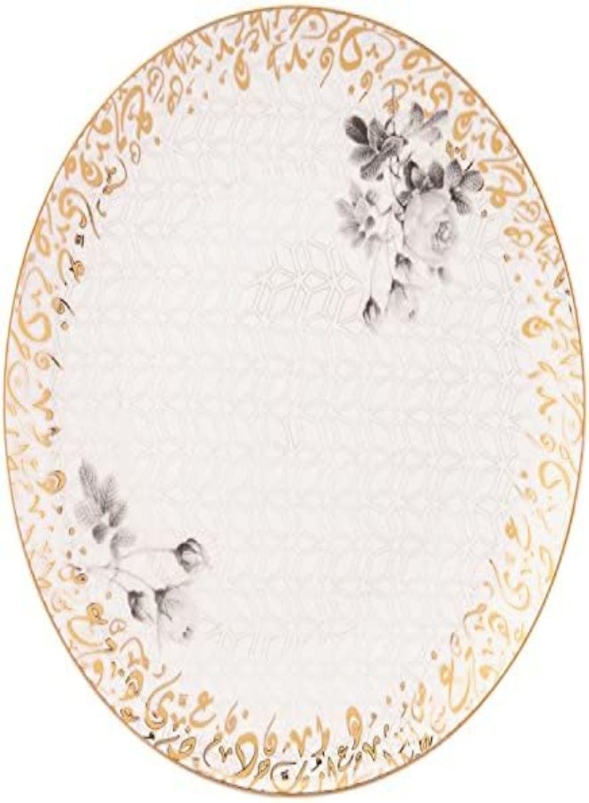 Akdc Ceramic Side Plate L(21Cm) Xw(21Cm) Xh(2Cm) White - Image 4