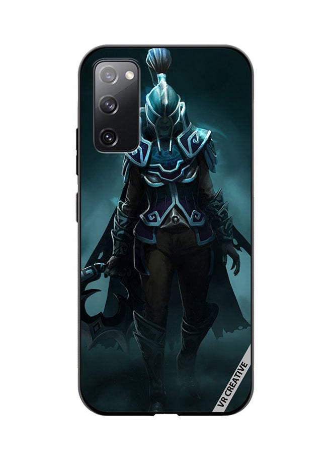 VR CREATIVE Protective Case Cover For Samsung Galaxy S20 FE 5G Phantom Assassin, Dark Wraith Set, Dota 2 Design Multicolour  - Image 1
