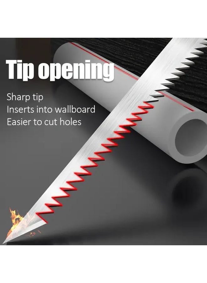 Wall Plate Saw Household Handheld Chicken Tail Saw Gypsum Woodworking Camping Knife LA142328 - Image 4