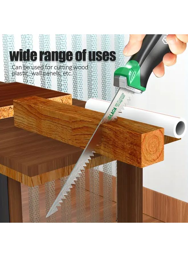 Wall Plate Saw Household Handheld Chicken Tail Saw Gypsum Woodworking Camping Knife LA142328 - Image 1