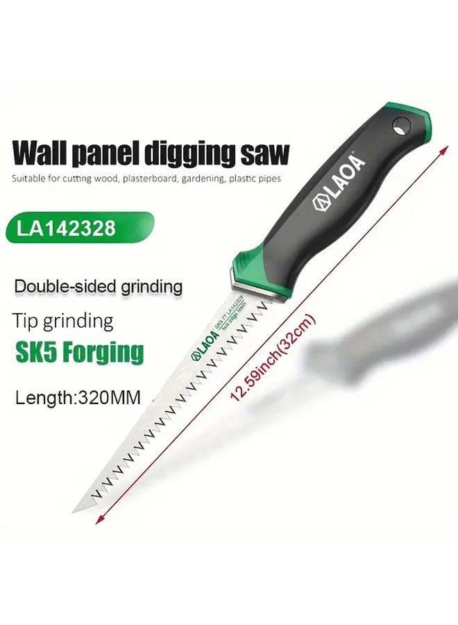 Wall Plate Saw Household Handheld Chicken Tail Saw Gypsum Woodworking Camping Knife LA142328 - Image 3
