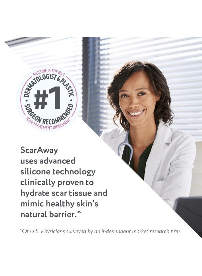 ScarAway Advanced Silicone Scar Sheets for C-Section, Reusable Strips (1.5” x 7”) for Hypertrophic and Keloid Scars from C-Section & Other Surgeries, 4 Sheets - Image 3