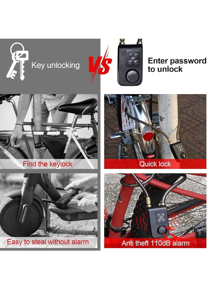 Barakah Anti Theft Burglar Bike Alarm with Remote, Waterproof Vibration Triggered Battery Operated Loud 110dB Wireless Siren for Bicycle, E-Bike, Motorcycle, Scooter, Cart, Trailer, Equipment, Fence - Image 5