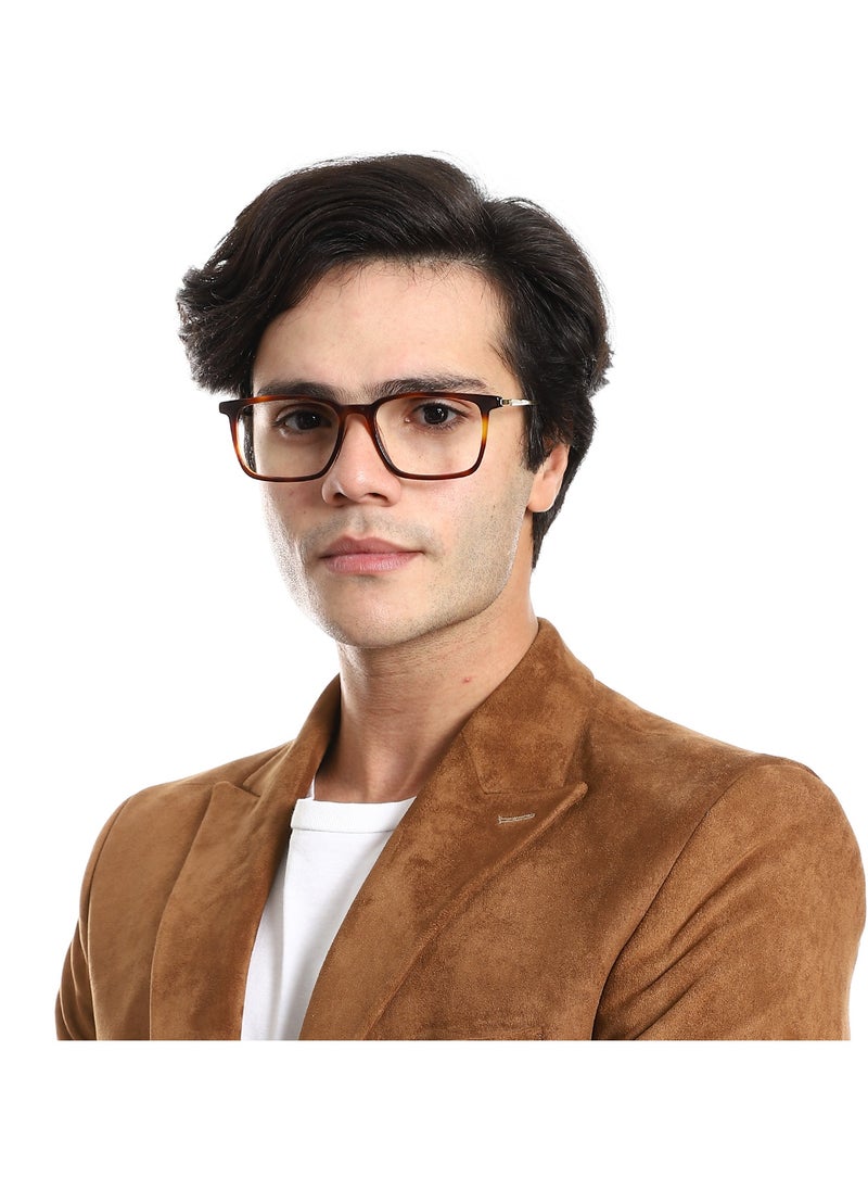 ERICHRIS - Rectangular frame prescription glasses with case 21009c03 - Image 1