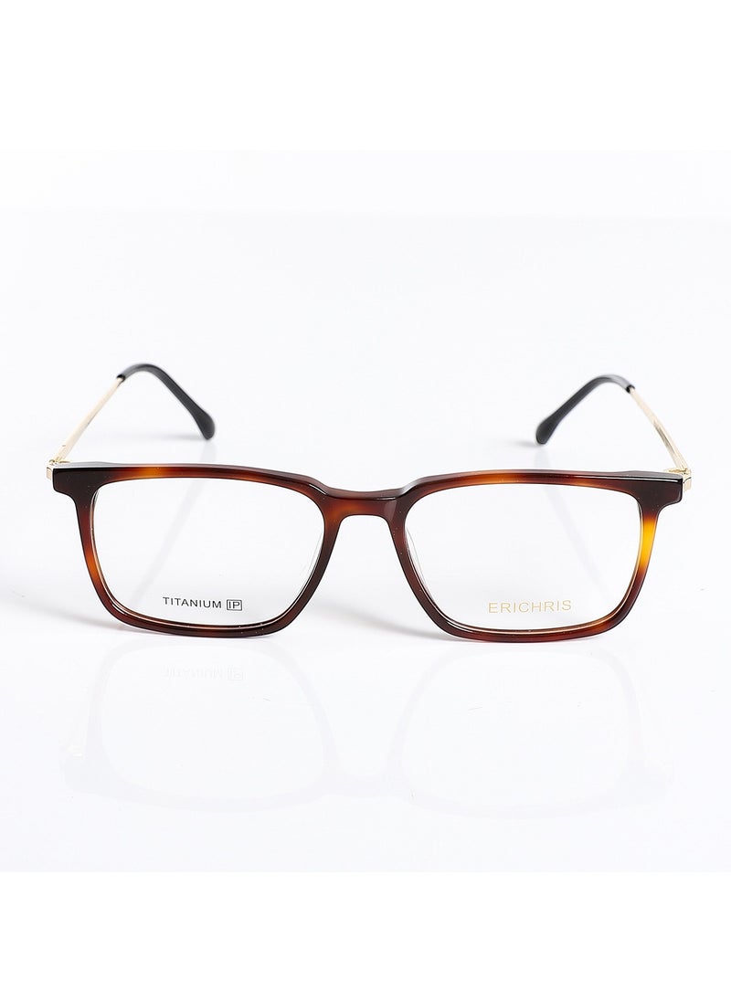 ERICHRIS - Rectangular frame prescription glasses with case 21009c03 - Image 1