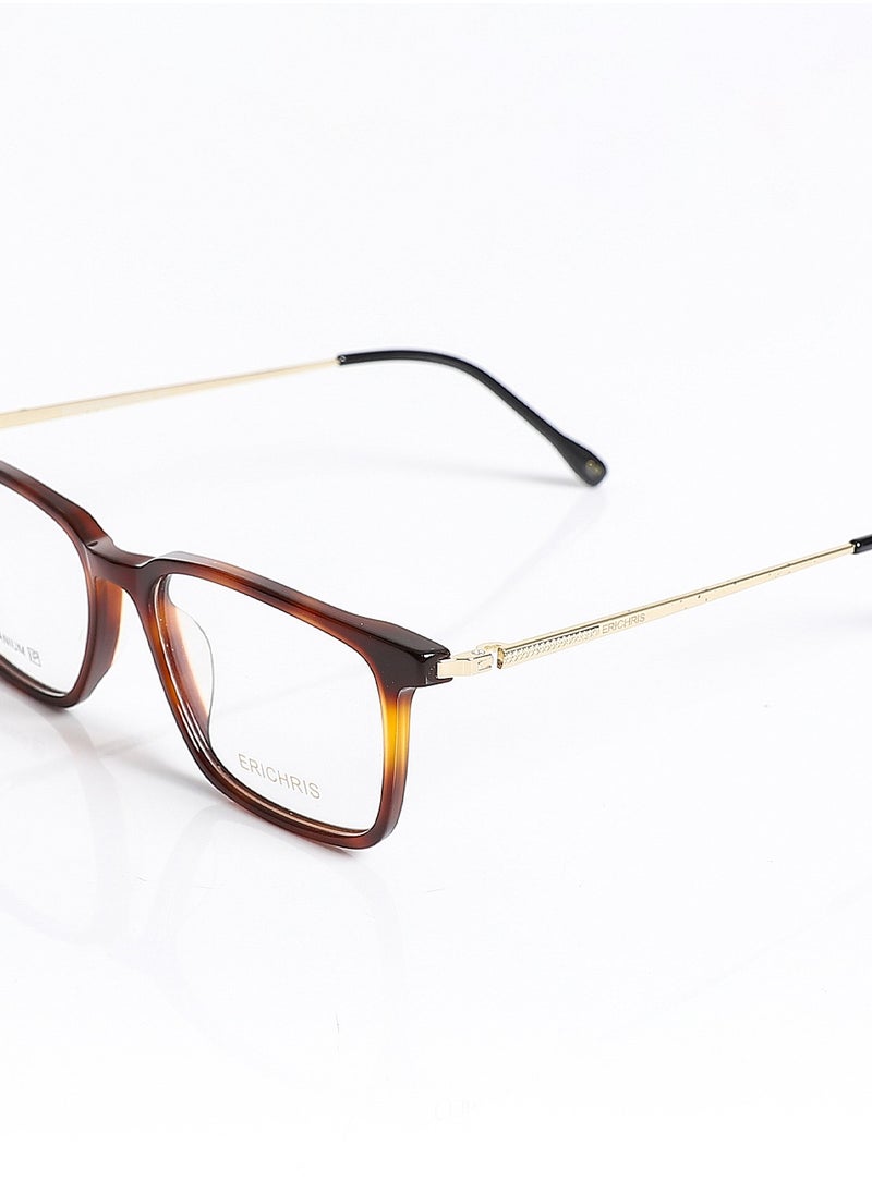 ERICHRIS - Rectangular frame prescription glasses with case 21009c03 - Image 1