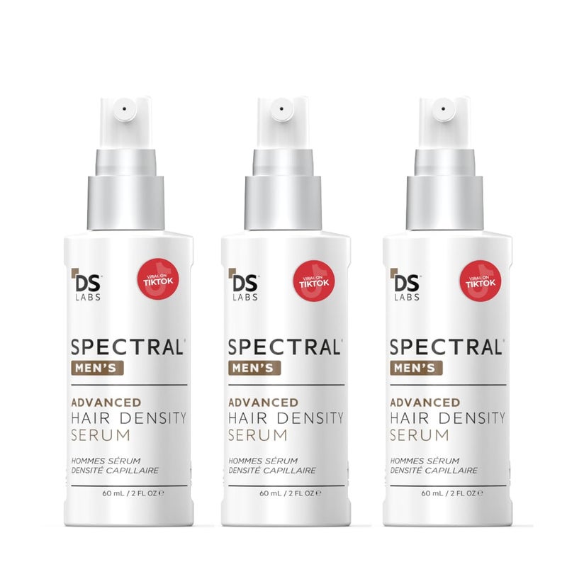 DS LABORATORIES DS Labs Spectral Menâ€™s Hair Density Serum (formerly Spectral.DNC-N), 60mL - Lightweight Leave In for Fuller Looking, Thicker Looking Hair, Fast Absorbing, Non-Greasy, For All Hair Types, (3 Pack) - Image 1