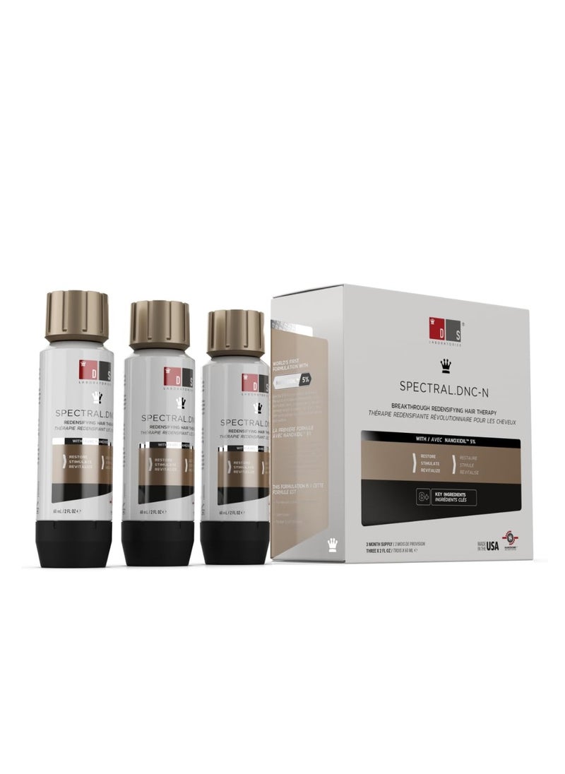 DS LABORATORIES DS Laboratories Spectral.DNC-N Hair Serum - 3 Month Supply, Hair Growth Serum, Hair Loss Treatments for Women & Men, Hair Thickening Products, Hair Growth for Men, Hair Growth Products  - Image 1