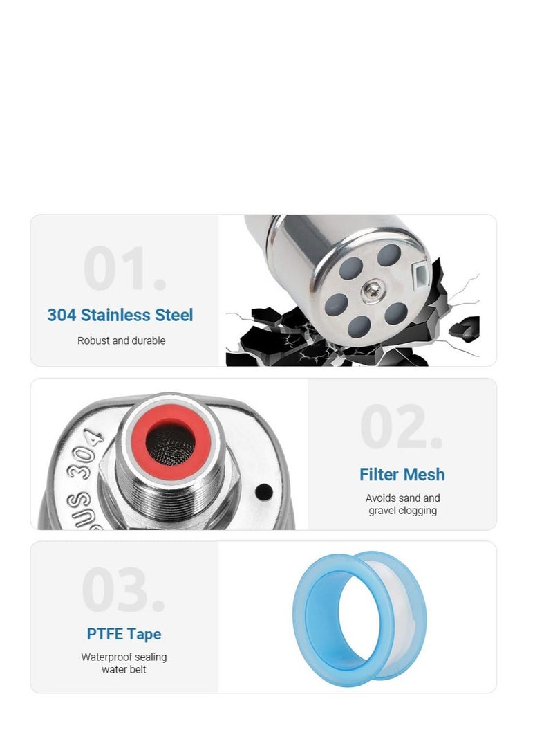 1/2 Water Float Valve, 304 Stainless Steel Fully Automatic Water Level Control Float Valve, Auto Shut Off Ball Mini Float Valve, Suirtable for Water Tank, Water Towers - Image 5