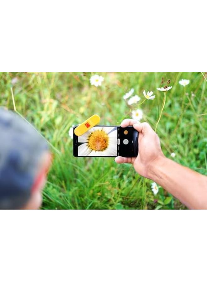 2 In 1 Smartphone Lens Set Consisting Of A 100° Wide Angle And 15X Macro Lens Universal Clip Mount Works With Multicams And Front Cameras Ksm001