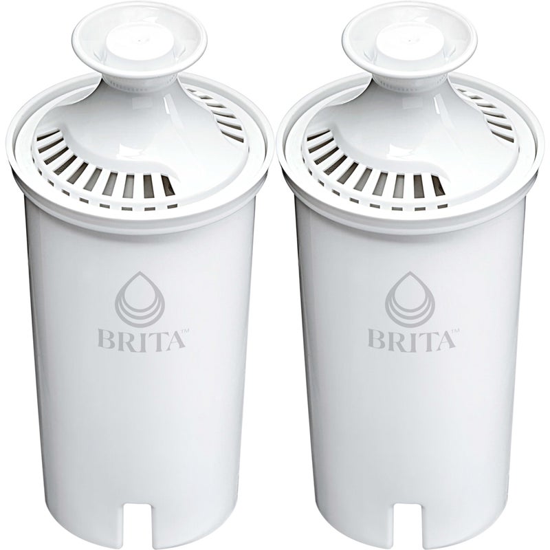 Brita Standard Water Filter for Pitchers and Dispensers, BPA-Free, Replaces 1,800 Plastic Water Bottles a Year, Lasts Two Months or 40 Gallons, Includes 8 Filters, White - Image 1