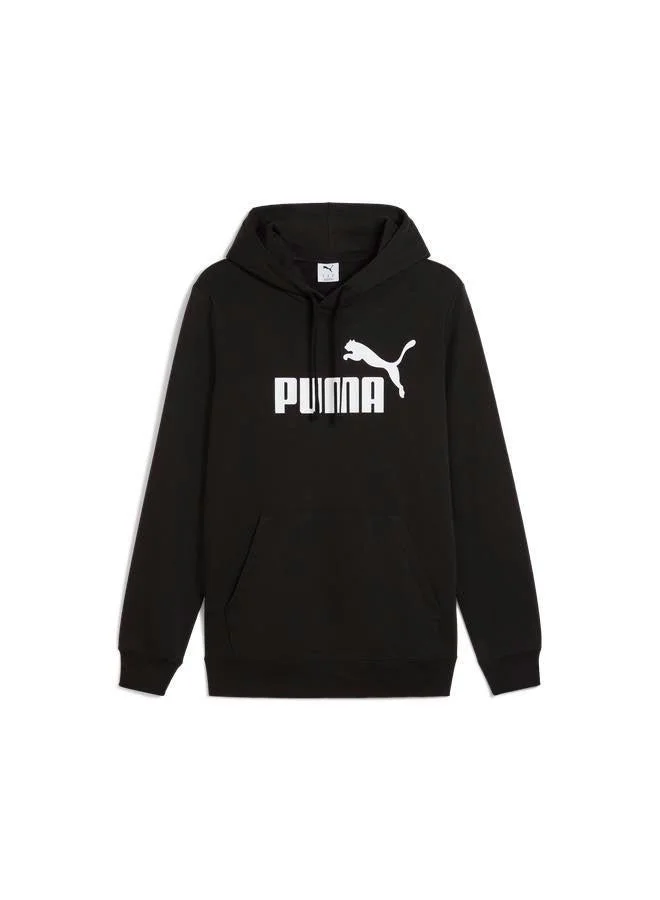 PUMA puma black Essential Logo Hoodie for Men | Best Price UAE
