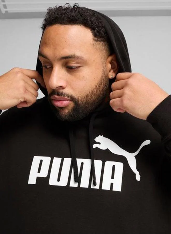 PUMA puma black Essential Logo Hoodie for Men | Best Price UAE