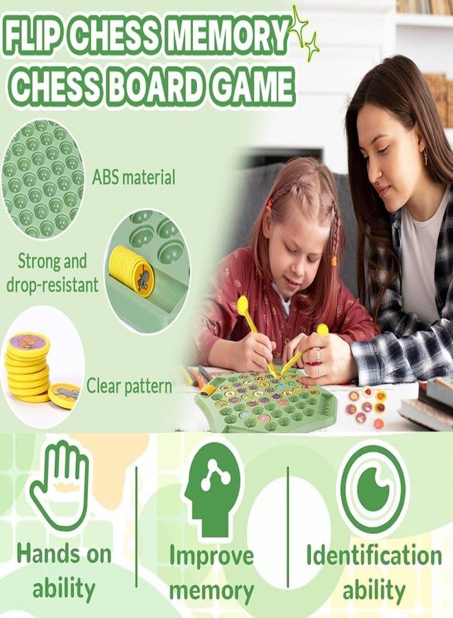 SHUTTLE ART Animal Memory Flip Chess Game for Kids |Montessori Matching Puzzle |Preschool Educational Learning Toy |Fruit Memory Game |Brain Development Travel Board for Toddlers Boys Girls Age 3+ - Image 4