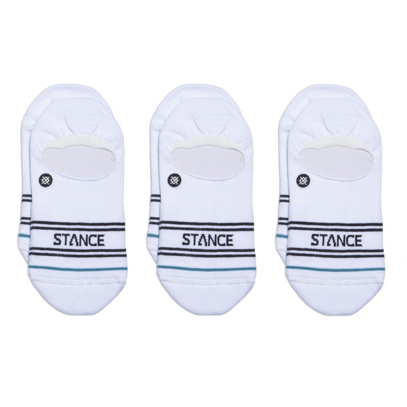 Stance Basic 3-Pack No Show White LG (Men's Shoe 9-13)