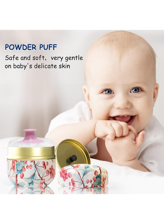 بودرة للجسم وعلبة لتخزين البودرة، بودرة للنساء وعلبة بودرة للاستحمام والسفر (Ormosia) - Image 2