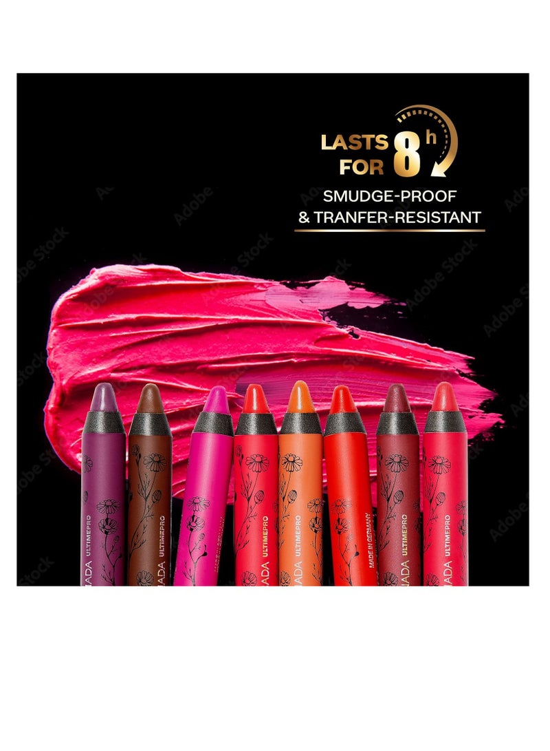Faces Canada Matte Lip Crayon - Wrapped Up 2.8G   8Hr Long Stay   Smooth Creamy Matte Texture | Intense Color In 1 Stroke  Hydrates With Chamomile and Cocoa Butter - Image 2