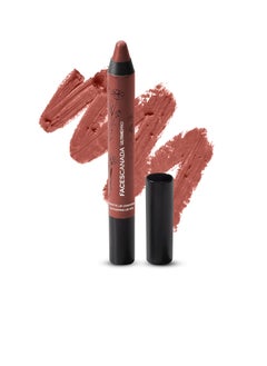 Faces Canada Matte Lip Crayon - Make Me Mine  2.8G   8Hr Long Stay   Smooth Creamy Matte Texture | Intense Color In 1 Stroke  Hydrates With Chamomile and Cocoa Butter  - Image 1