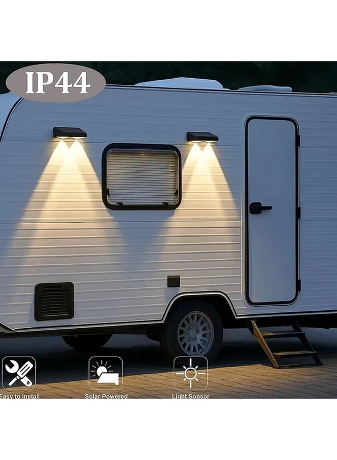 Solar RV Lights Auto On Off 3 Modes Dimmable 2 Packs Outdoor Lighting For Camper Trailer - Image 2