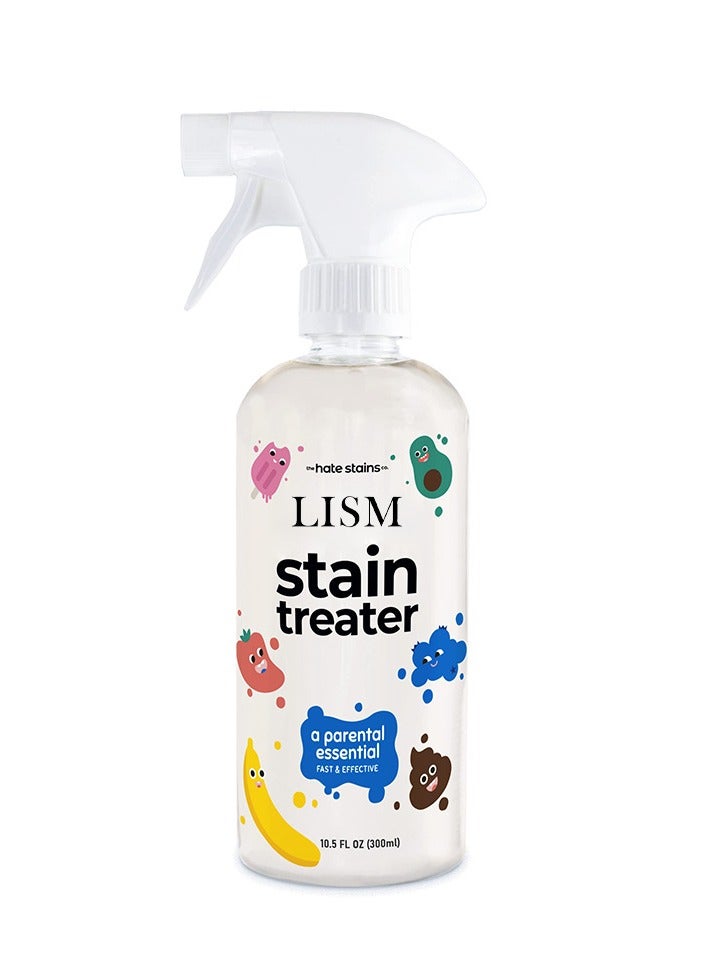 LISM Messy Eater Stain Treater Spray - 300ml Stain Remover - Newborn  Baby Essentials - No Dry Cleaning Food, Grease, Coffee Off Laundry, Underwear, Fabric - Image 1