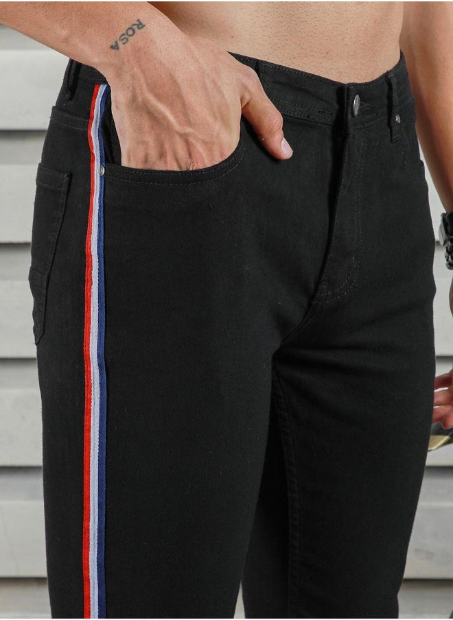 HIGH STAR Men Black Jeans  - Image 1