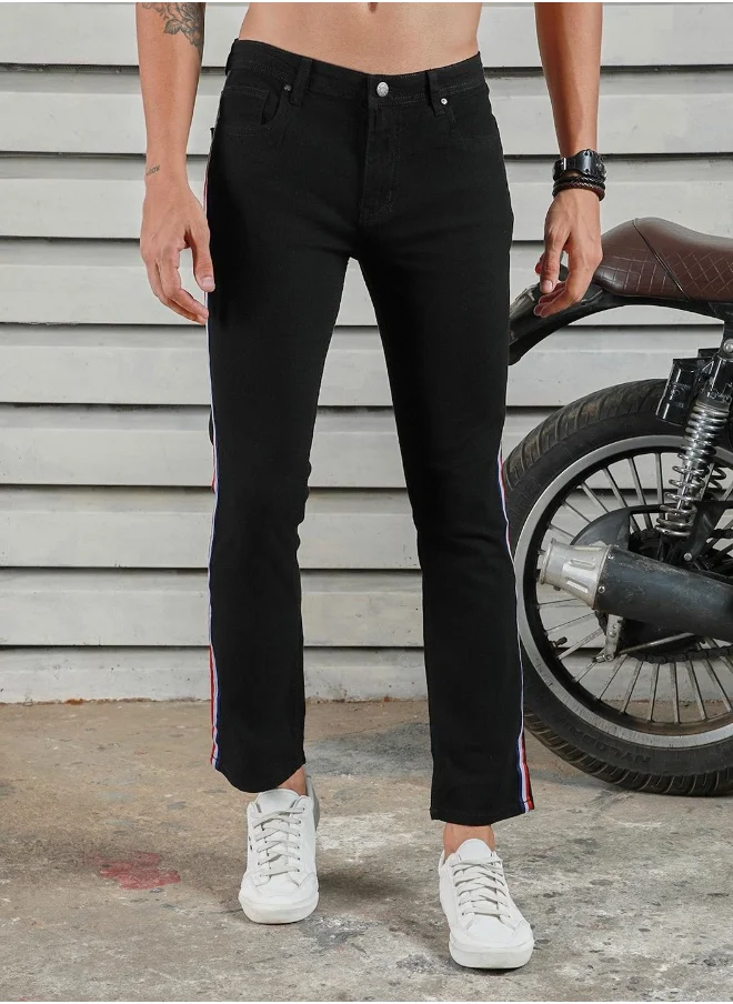 HIGH STAR Men Black Jeans