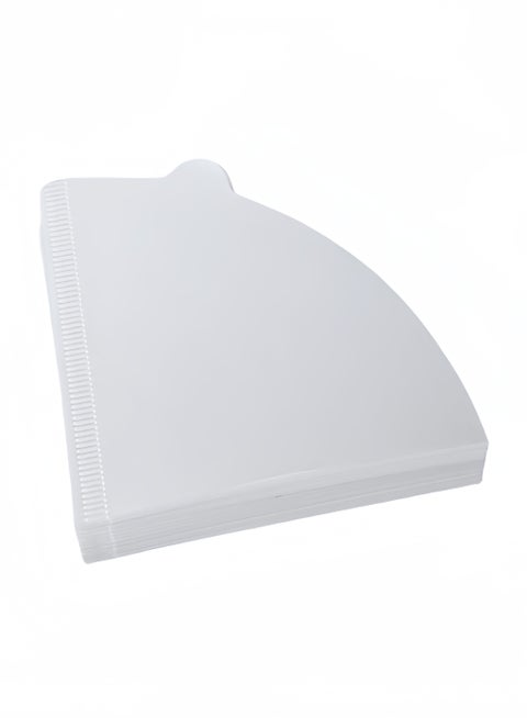 100 Piece Coffee Paper Filter V60 Size 02 White