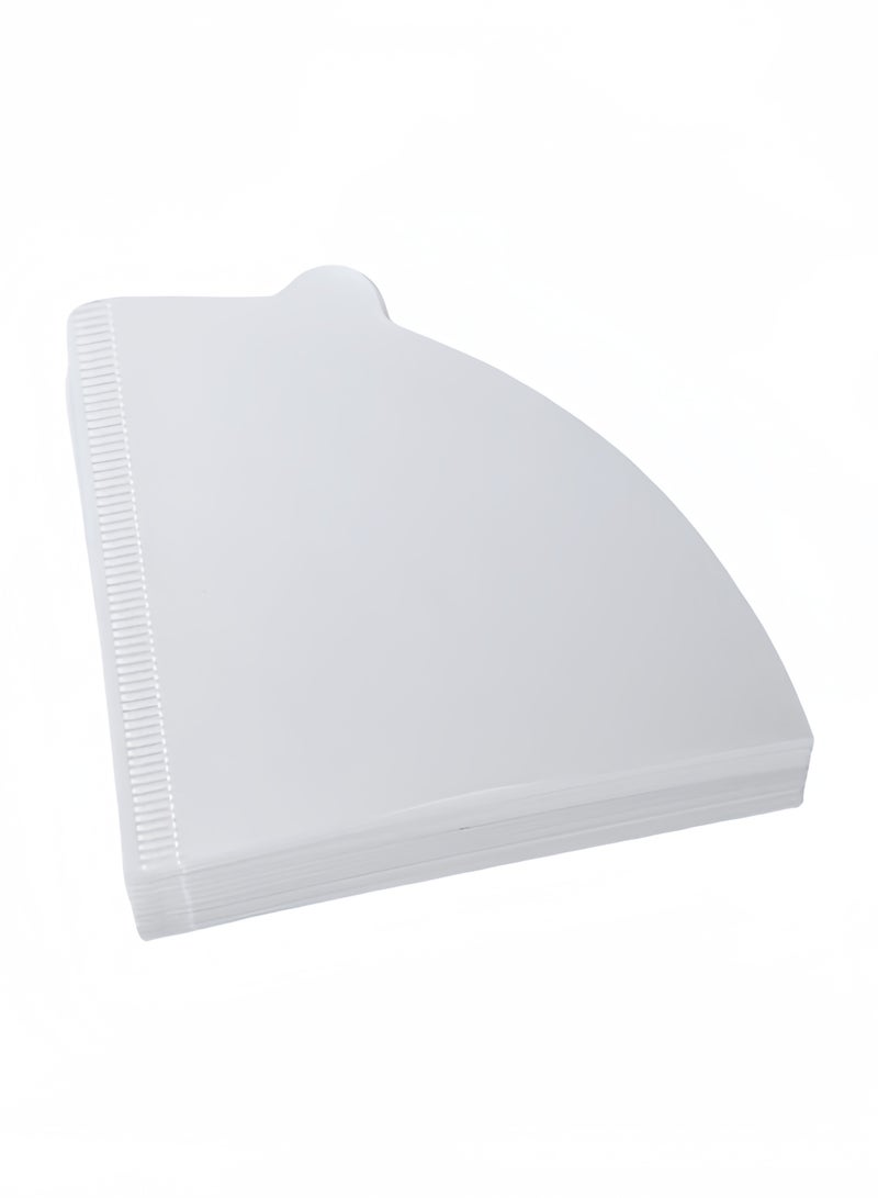 100 Piece Coffee Paper Filter V60 Size 02 White - Image 1