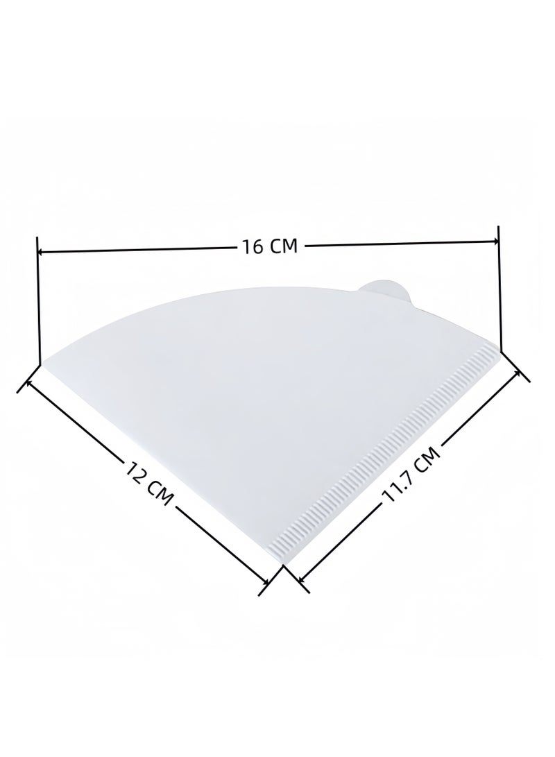 100 Piece Coffee Paper Filter V60 Size 02 White - Image 2